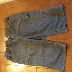 Venezia by Lane Bryant Plus Size 22 Cargo Capris, EUC